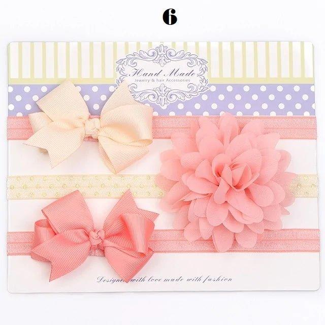 Baby Headband For Girls Flower Rabbit