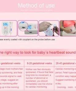 Baby Heartbeat Fetal Doppler