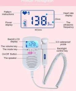 Baby Heartbeat Fetal Doppler