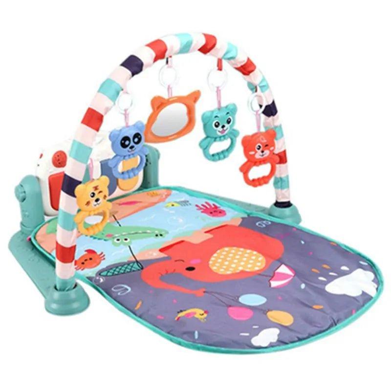 Baby Music Puzzle Play Mat: Educational Keyboard Carpet with Rack Toys for Infant Fitness and Crawling - Home Kartz