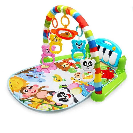 Baby Music Puzzle Play Mat: Educational Keyboard Carpet with Rack Toys for Infant Fitness and Crawling - Home Kartz