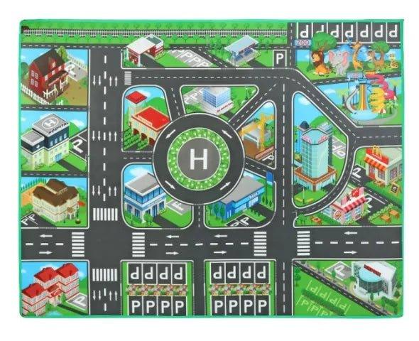 Baby Play Mat City Traffic Road Map