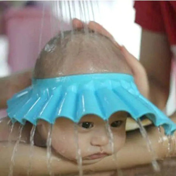 Baby Cap: Adjustable Baby Shower Cap, Baby Shampoo Cap, Baby Bath Cap for Bath Time and Eye Shield