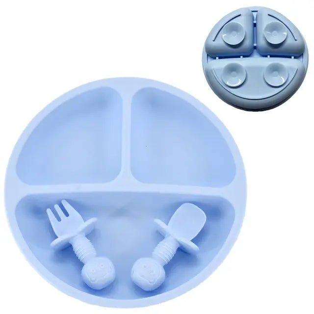 Baby Silicone Plate Set