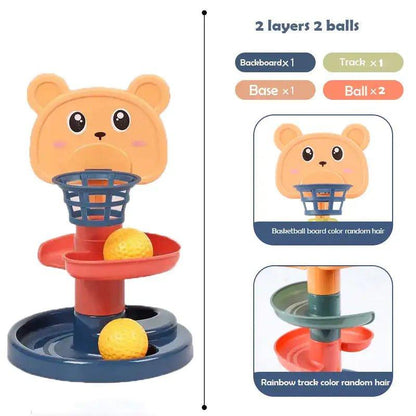 Baby Track Rolling Ball Mental Sliding Ball Tower