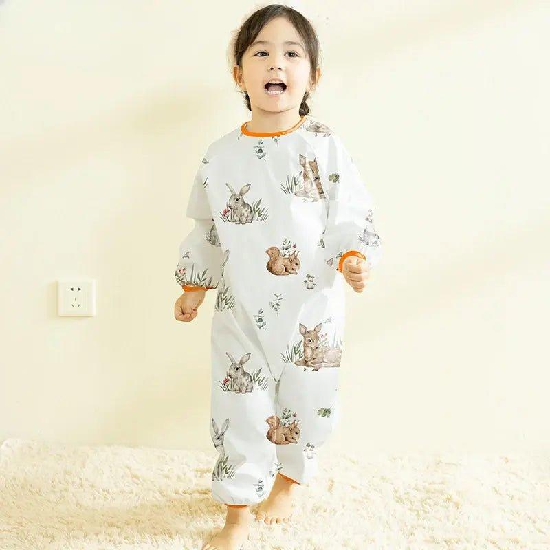 Baby Waterproof Cartoon Overalls Lightweight One - Piece