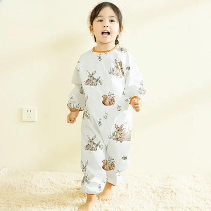 Baby Waterproof Cartoon Overalls Lightweight One - Piece