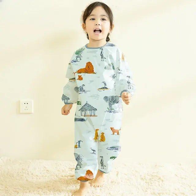 Baby Waterproof Cartoon Overalls Lightweight One - Piece