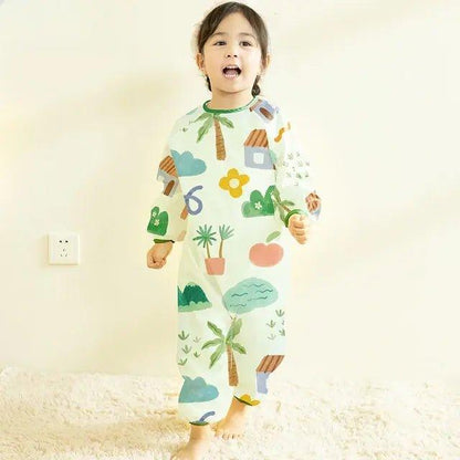 Baby Waterproof Cartoon Overalls Lightweight One - Piece