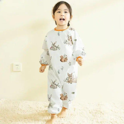 Baby Waterproof Cartoon Overalls Lightweight One - Piece