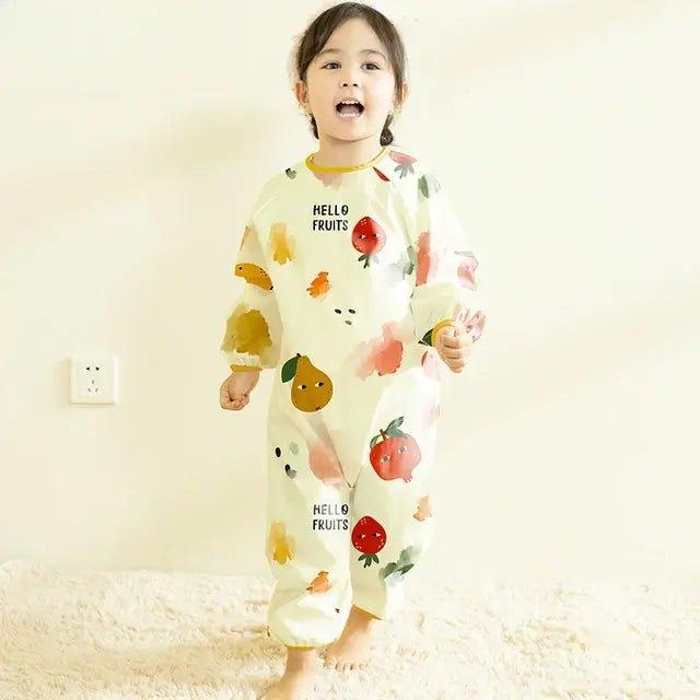 Baby Waterproof Cartoon Overalls Lightweight One - Piece