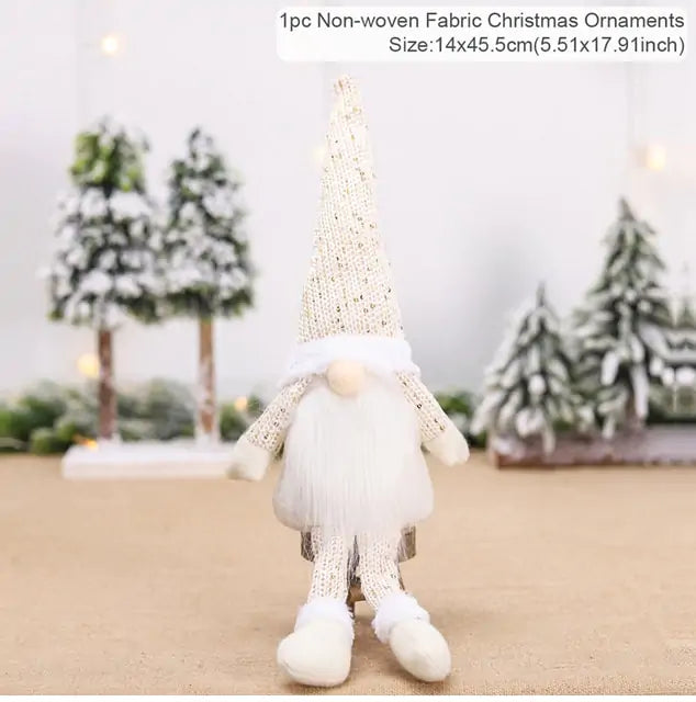 Gnome Christmas Faceless Doll – Whimsical Holiday Decoration for Festive Cheer | Perfect Holiday Gift