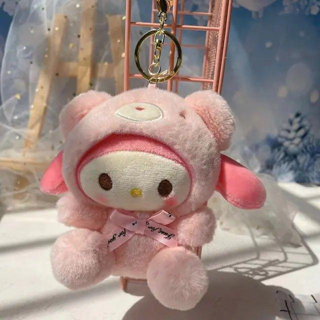 Bear Plush Keychain Cinnamon Roll