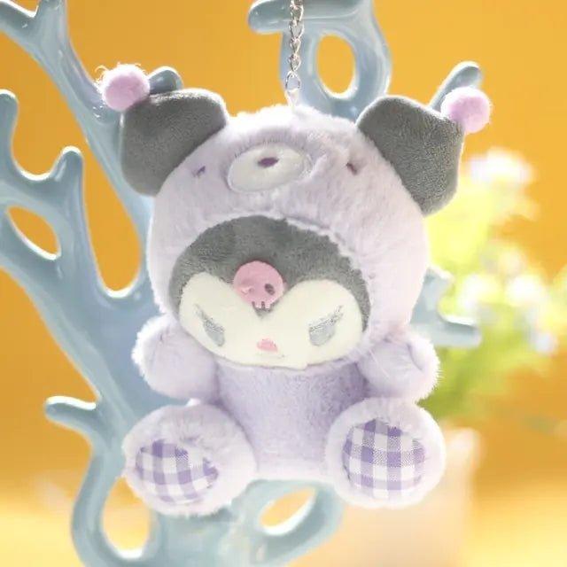 Bear Plush Keychain Cinnamon Roll