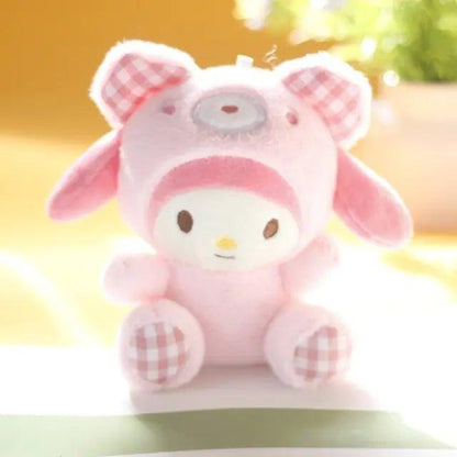 Bear Plush Keychain Cinnamon Roll