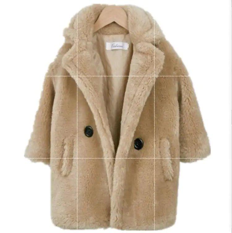 Big Kids Fur Coat In Autumn And Winter Coat - Home Kartz