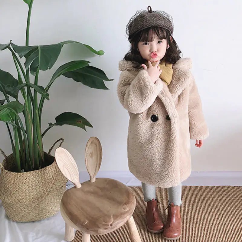 Big Kids Fur Coat In Autumn And Winter Coat - Home Kartz