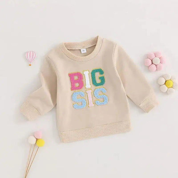 Adorable Big Sis Baby Sweatshirt - Cozy, Stylish & Durable