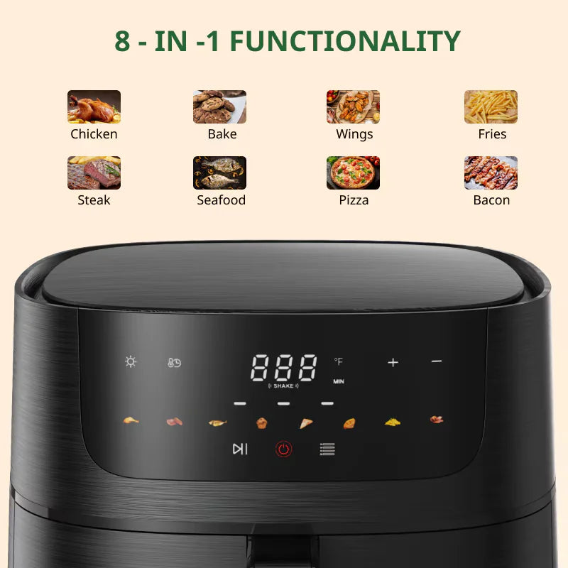 8.5 QT Air Fryer – Large Capacity Multi-Function Cooker for Healthy Meals - Home Kartz