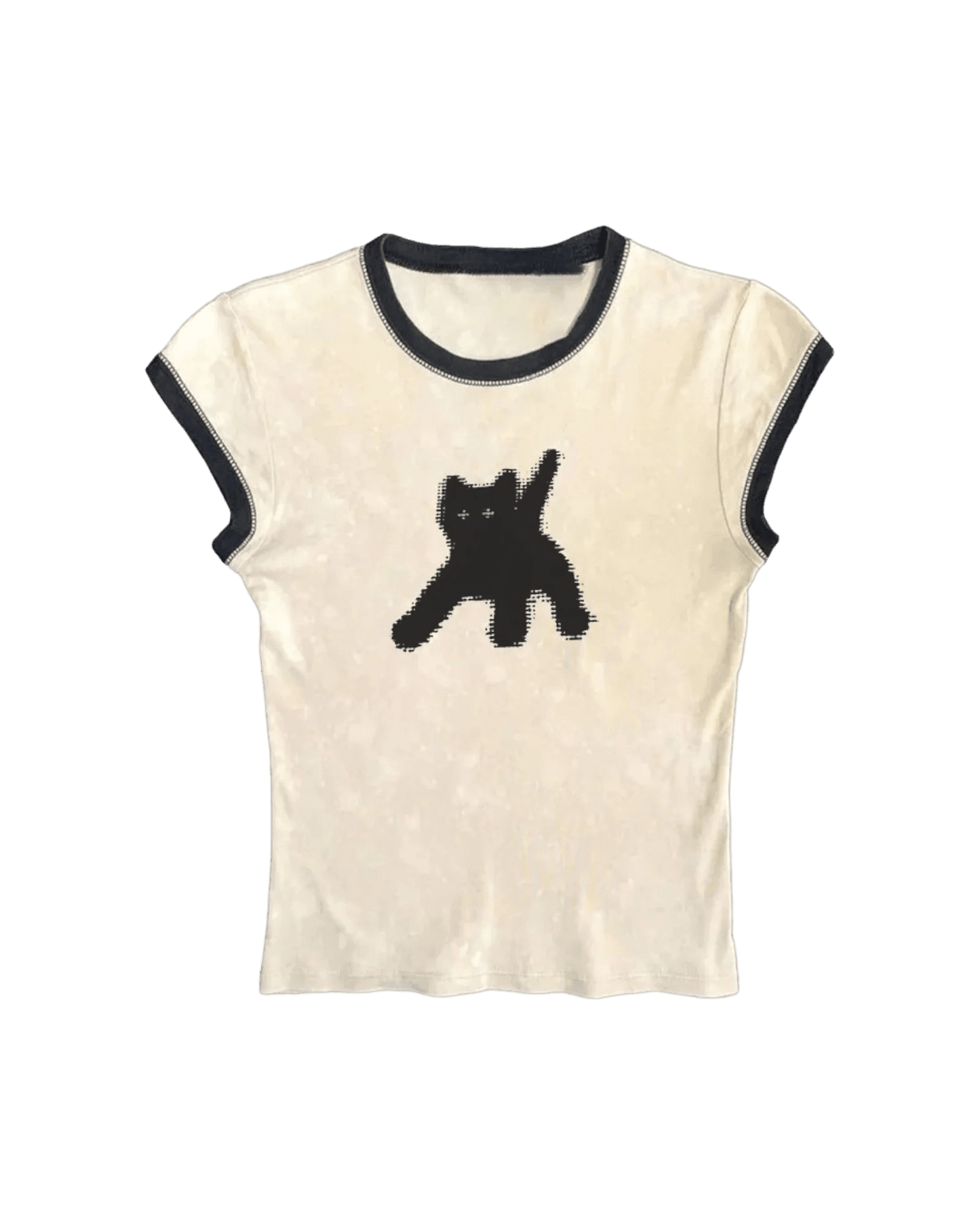 Black Kitten Baby Tee