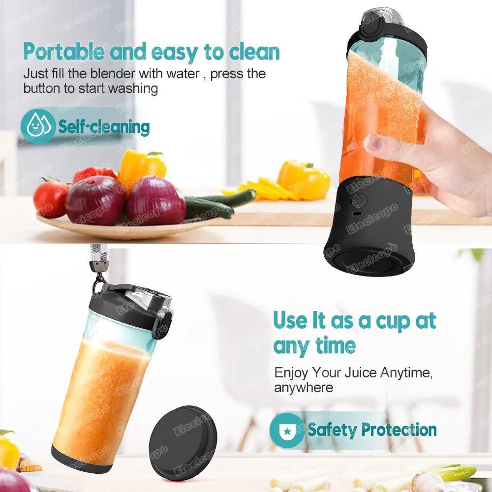 Blend On - the - Go with the Portable BPA - Free Smoothie Blender - Perfect for Healthy Lifestyles