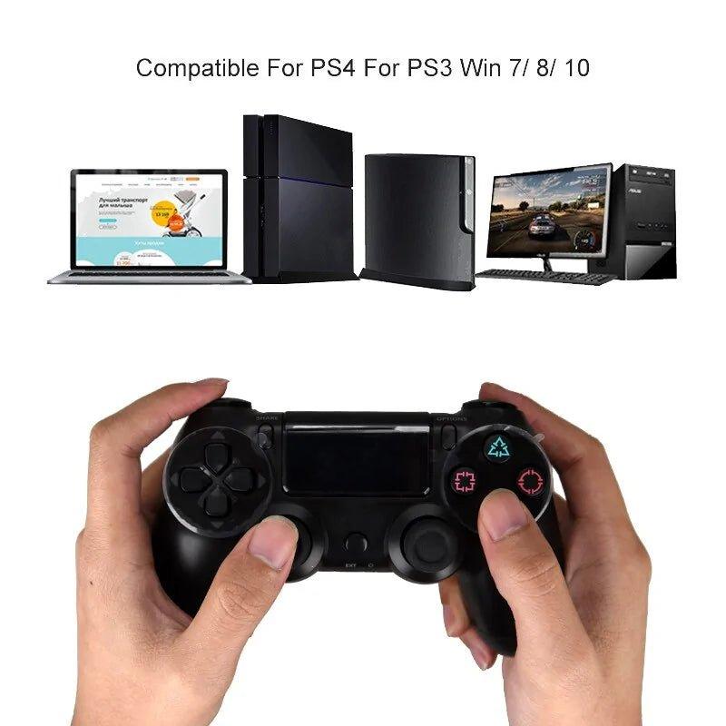 Bluetooth Wireless Gamepad for PS4 and PS3: Vibration Joystick