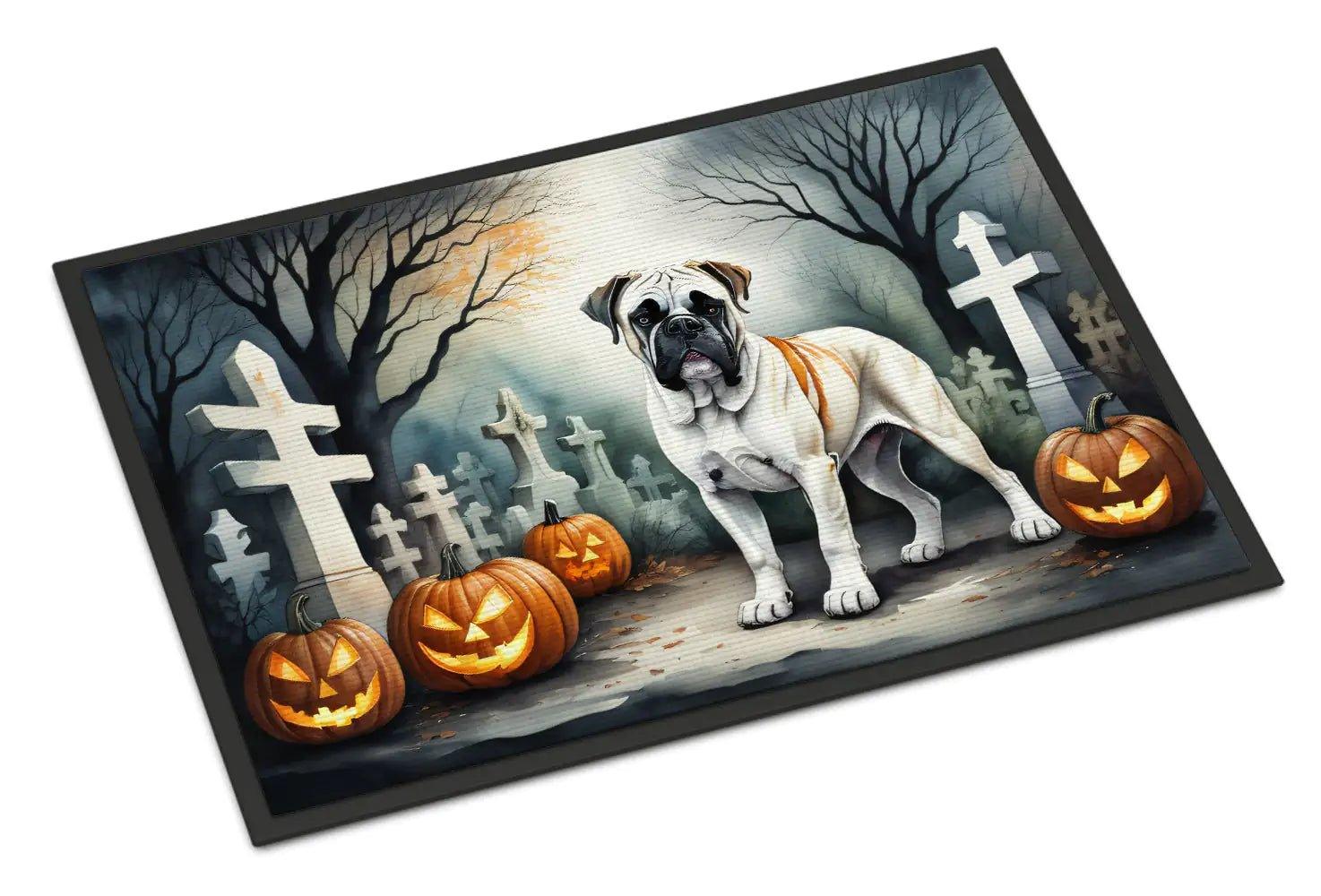 Boxer Spooky Halloween Doormat