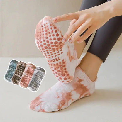 Breathable Tie - Dye Yoga Socks