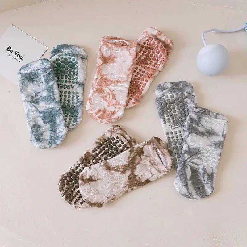 Breathable Tie - Dye Yoga Socks