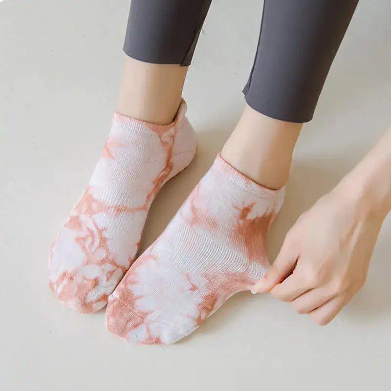 Breathable Tie - Dye Yoga Socks