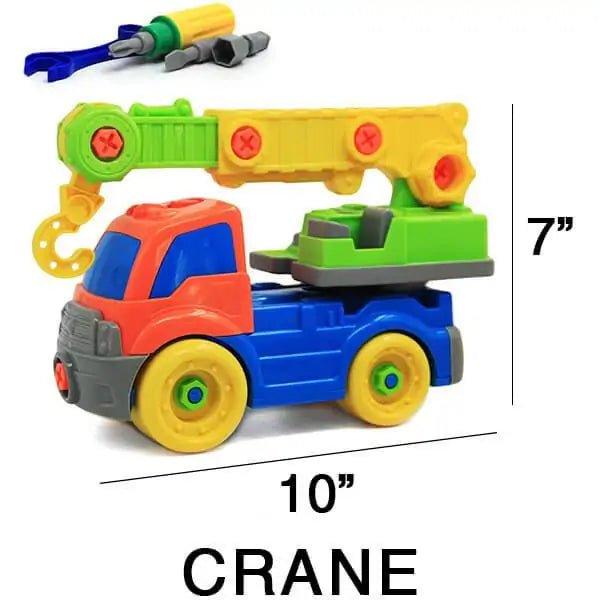 Build Your Own Toy Construction Vehicles