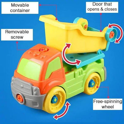 Build Your Own Toy Construction Vehicles