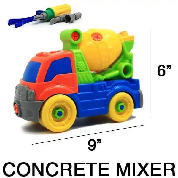 Build Your Own Toy Construction Vehicles