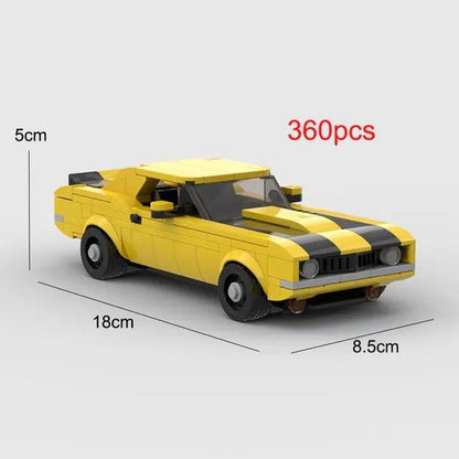 Building Blocks Camaro Z28 Sports Racing Car Model Bricks