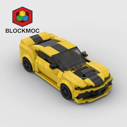 Bumblebee Camaro Sports Car Building Blocks