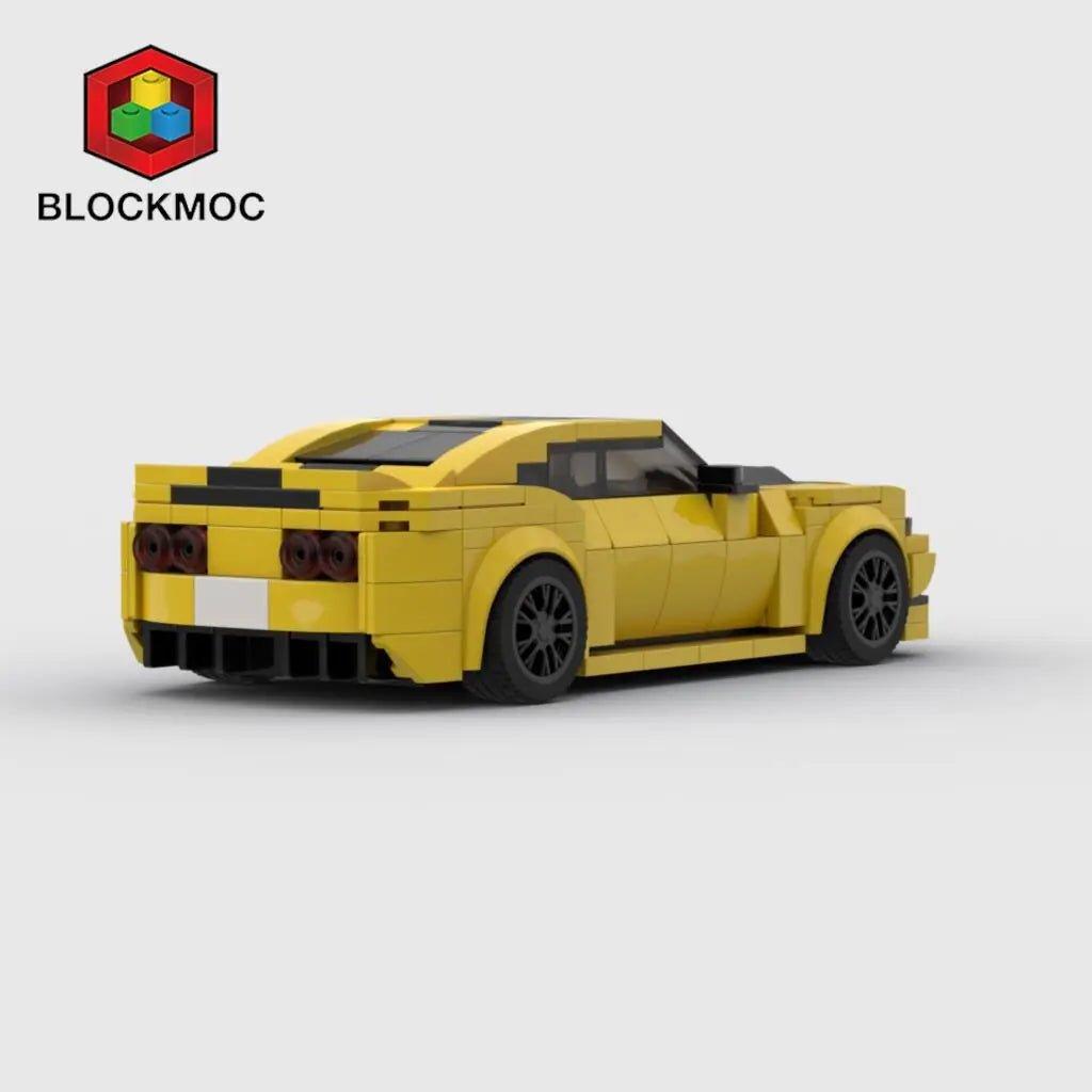 Bumblebee Camaro Sports Car Building Blocks