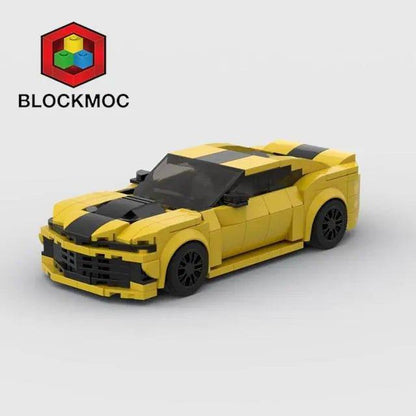 Bumblebee Camaro Sports Car Building Blocks