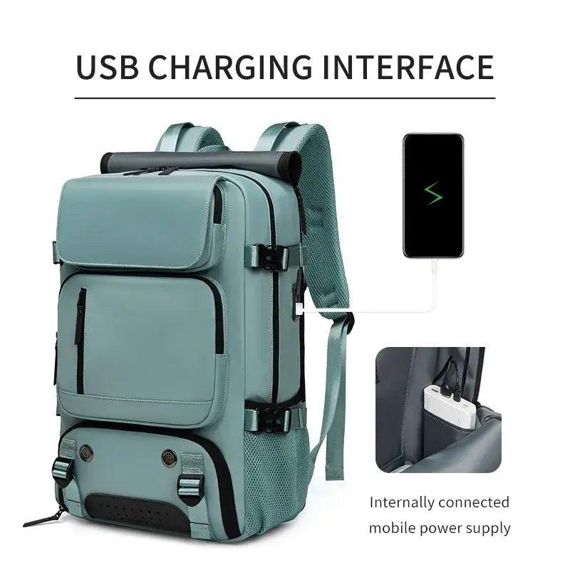 Business Laptop Backpack With Shoe Bag