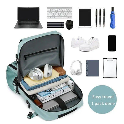 Business Laptop Backpack With Shoe Bag