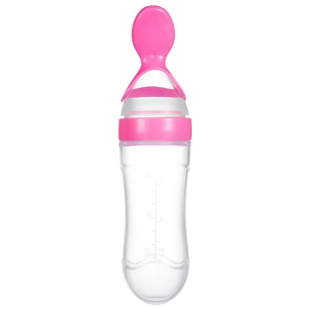 Effortless Feeding with Squeezing Feeding Bottle Silicone: Gentle, Leak-Proof & Convenient - Home Kartz