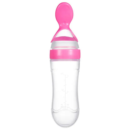 Effortless Feeding with Squeezing Feeding Bottle Silicone: Gentle, Leak-Proof & Convenient - Home Kartz