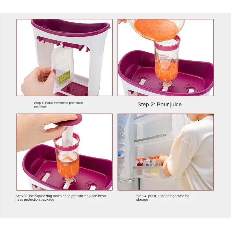 Efficient Homemade Baby Food Dispenser | Nutritious Meals Made Easy