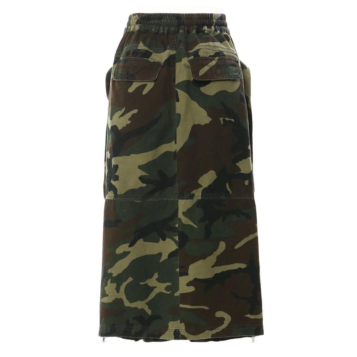 Camouflage Cargo Skirt