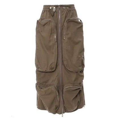 Camouflage Cargo Skirt