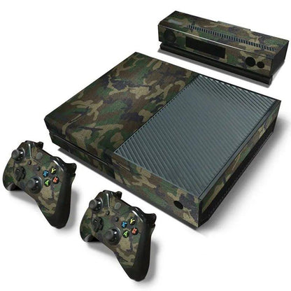 Camouflage Xbox One Console Decal Skin Stickers with Controller Decals