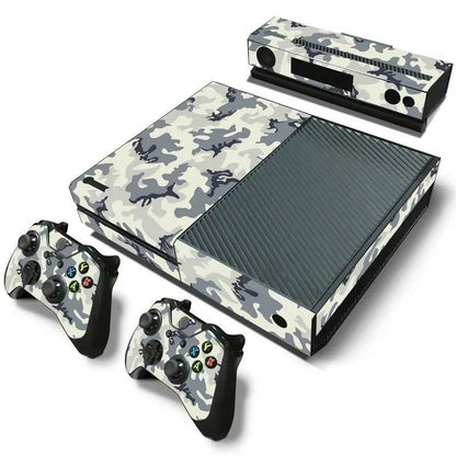 Camouflage Xbox One Console Decal Skin Stickers with Controller Decals