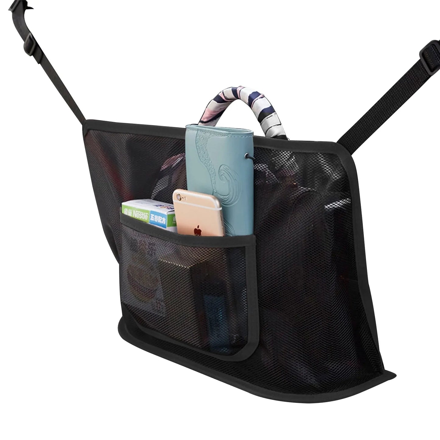 Car Seat Side Storage Mesh Net Bag - Home Kartz