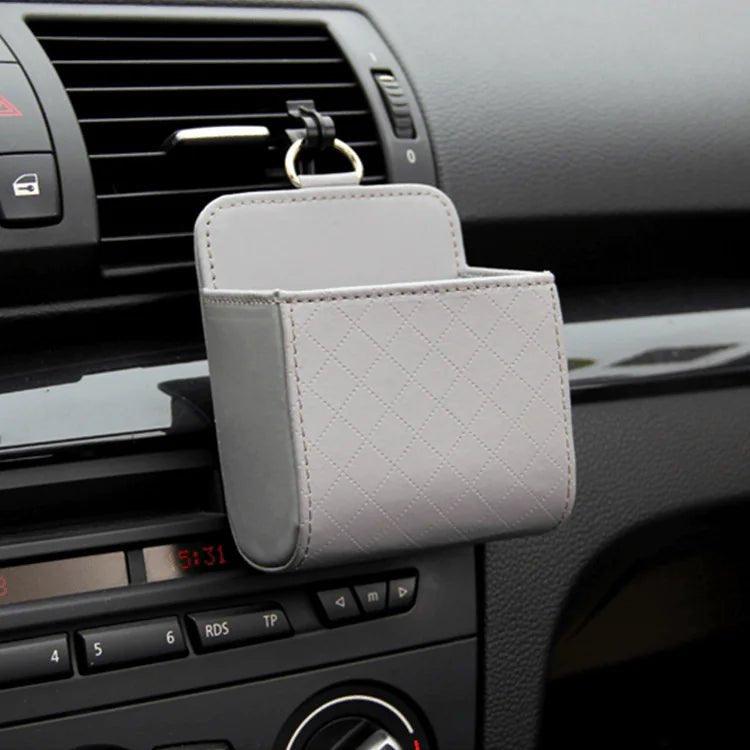 Car Storage Bag Air Vent Dashboard Organizer