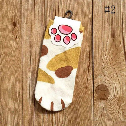 Cartoon Cute Cats Paw Socks