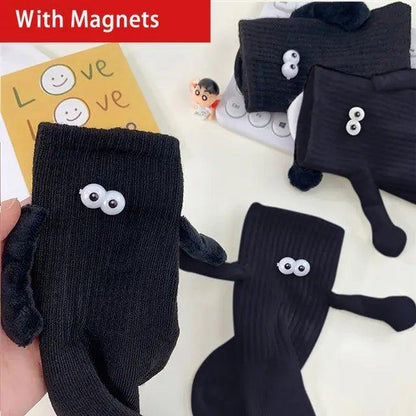 Cartoon Eye Hand Socks With Magnets